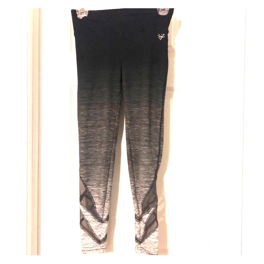 Justice Active Leggings Black & White Sz 10